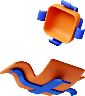 3 boyutlu kurdeleli hediye paketi - 3 boyutlu alttaki turuncu