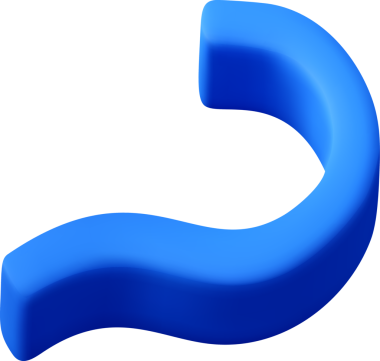 Üç boyutlu ince gök mavisi kurdele.