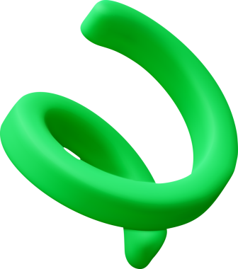 3 boyutlu yumuşak ipeksi yeşil konfeti kurdelesi.