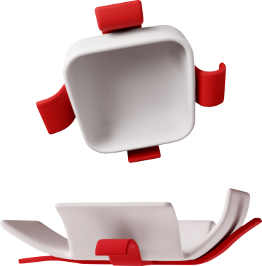 3 boyutlu hediye kutusunu kurdeleyle aç - 3 boyutlu beyaz paravan