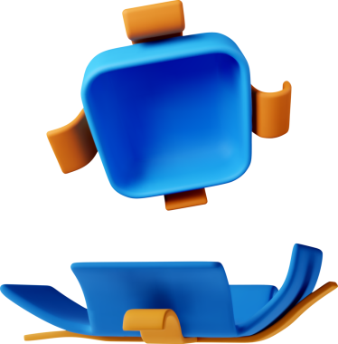 3 boyutlu hediye kutusunu kurdeleyle aç - 3 boyutlu mavi önlük