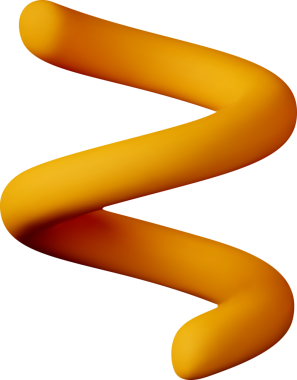 Üç boyutlu ince limon konfeti kurdelesi.