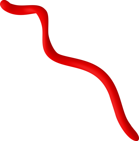 3D yanardöner kırmızı konfeti kurdelesi