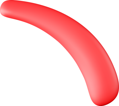 Gerçekçi 3B renk temel çizgi şekli