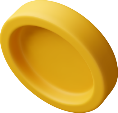 3D Altın Para Sembolü.