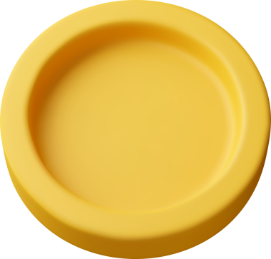 3 Boyutlu Altın Para Sarı.