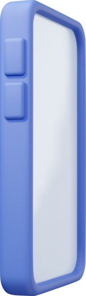 Boş ekran ile mavi 3B akıllı telefon