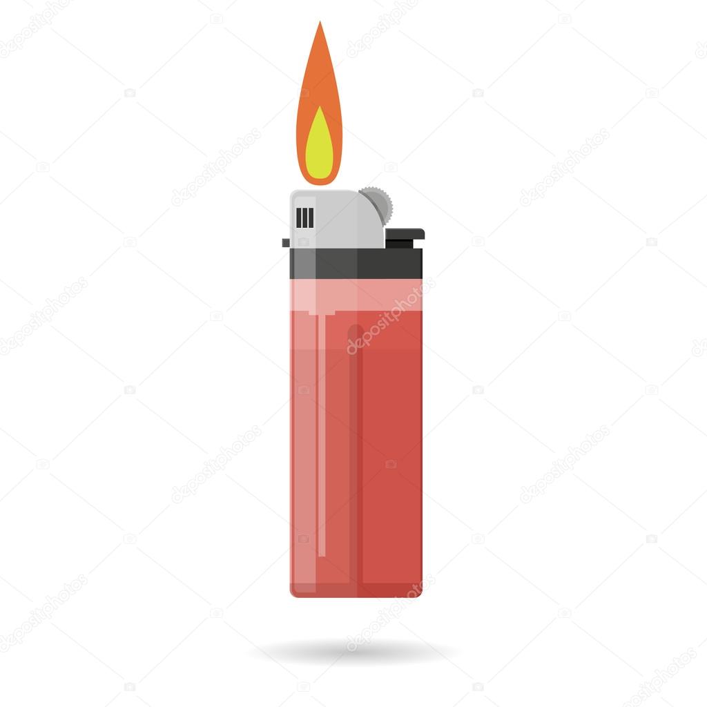 red pocket lighter