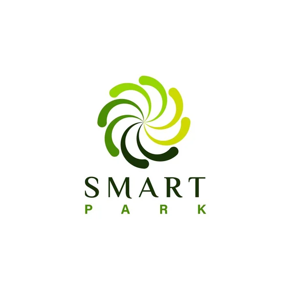 Modern Smart Park Logo Design Onderwijs Learning Park Logo Premium — Stockvector