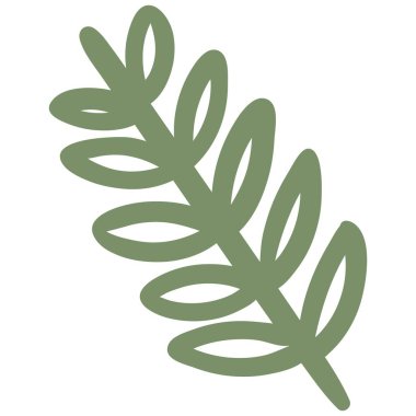 Kartpostal ve desenler oluşturmak için dekoratif çiçek yaprakları ve ögeler