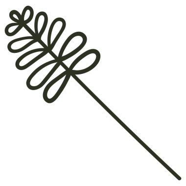 Kartpostal ve desenler oluşturmak için dekoratif çiçek yaprakları ve ögeler