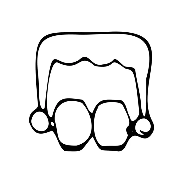 Masajeador gráfico vectorial simple dibujado a mano. Tratamientos anticelulíticos, cuidado de la piel y del cuerpo, spa, cosmetología. — Archivo Imágenes Vectoriales