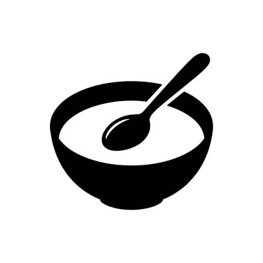 Kaşıklı tahıl kasesi, hızlı bir kahvaltı teması için mükemmel.