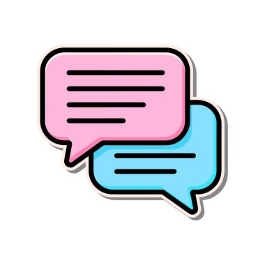 Dijital Konuşmayı Temsil Eden Çizgi Film Biçimi Sohbet Kabarcıkları