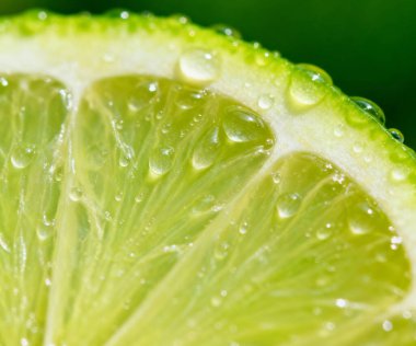 Parlak Yeşil Macro Kireç Dokuları