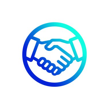 İş Tokalaşması Ortaklık Logosu