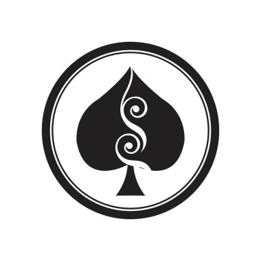 Ace logo vektör çizim şablonu