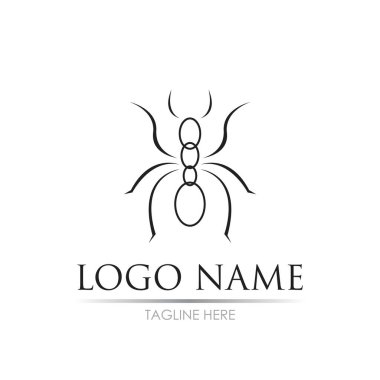 Karınca Logosu vektör illüstrasyon tasarımı