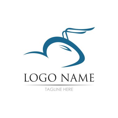 Karınca Logosu vektör illüstrasyon tasarımı