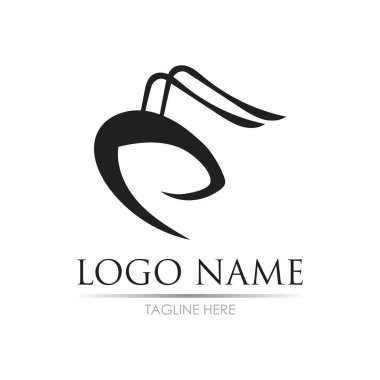 Karınca Logosu vektör illüstrasyon tasarımı