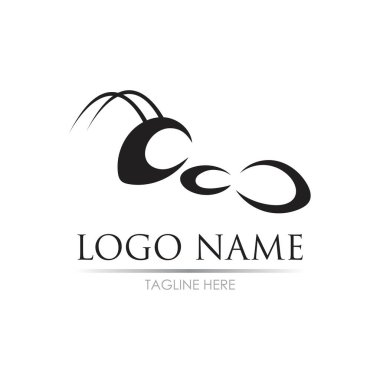Karınca Logosu vektör illüstrasyon tasarımı