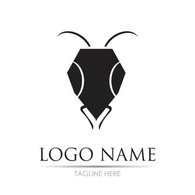 Karınca Logosu vektör illüstrasyon tasarımı