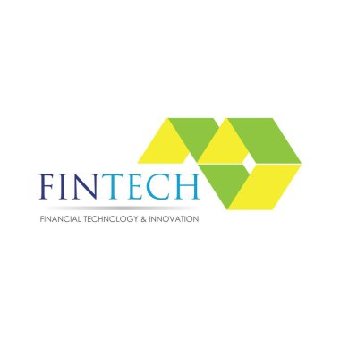 Fintech ve dijital finans teknolojileri için modern logo tasarımı