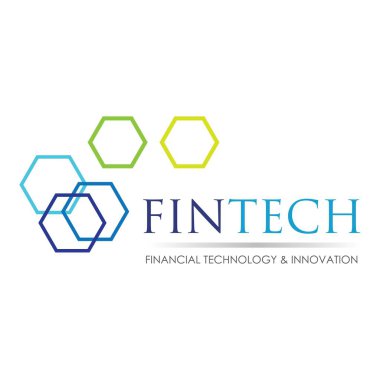 Fintech ve dijital finans teknolojileri için modern logo tasarımı