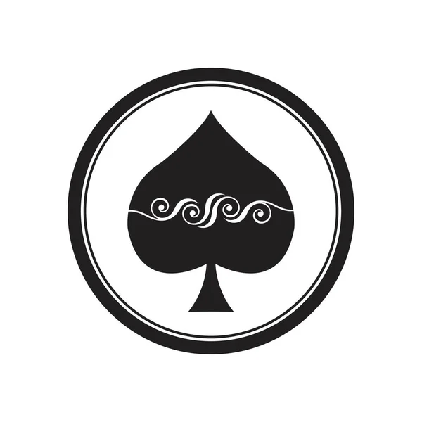 Ace Logo Vector Illustration Design Template — Stock Vector