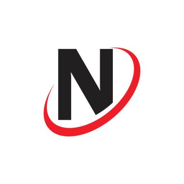 Harf N İş Kurumsal Birlik Vektörü logosu tasarım şablonu