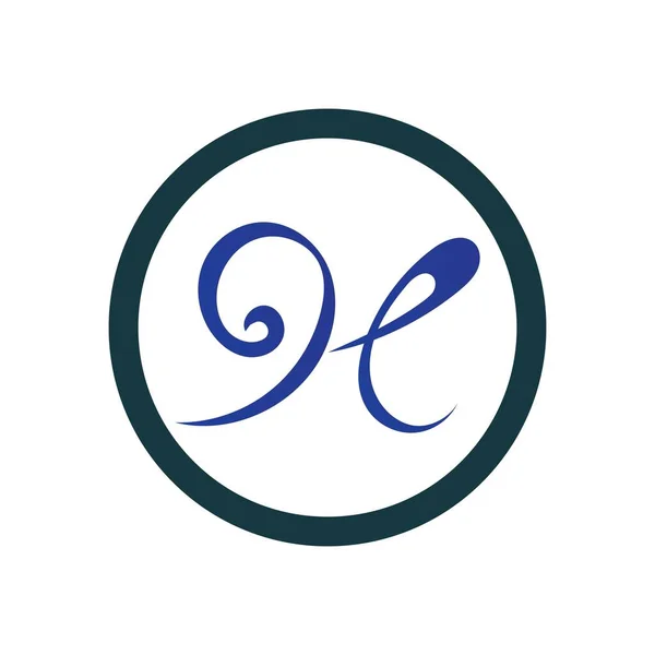 Lettera Logo Icona Vettoriale Elementi Modello Design — Vettoriale Stock