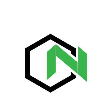 Harf N İş Kurumsal Birlik Vektörü logosu tasarım şablonu