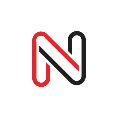 Harf N İş Kurumsal Birlik Vektörü logosu tasarım şablonu