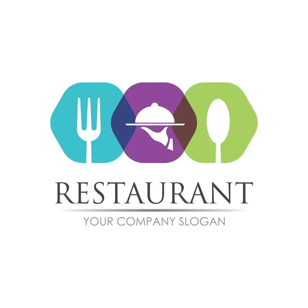 Restaurant Logo Vektor Illustration Design Vorlage — Stockvektor