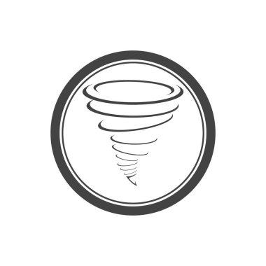 Twister logo sembolü vektör çizim şablonu