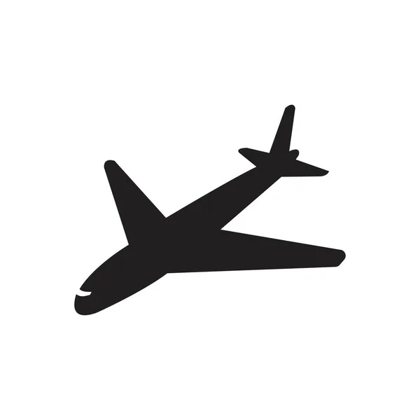 Logo Del Avión Plantilla Vector Icono Ilustración Desig — Vector de stock