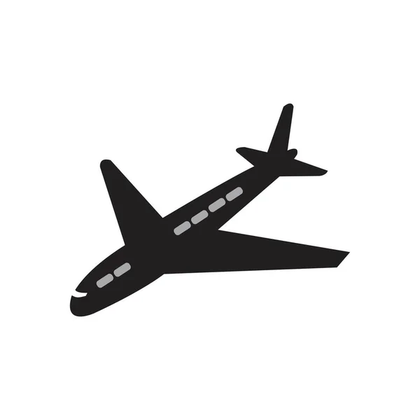 Logo Del Avión Plantilla Vector Icono Ilustración Desig — Vector de stock