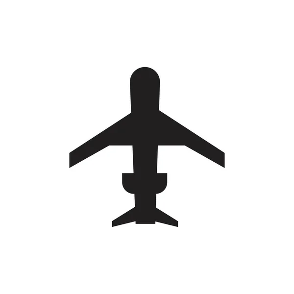 Logo Del Avión Plantilla Vector Icono Ilustración Desig — Vector de stock