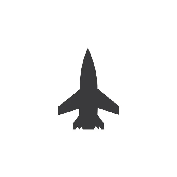 Vliegtuiglogo Template Vector Illustratie Icoon Desig — Stockvector
