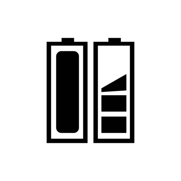 Mall För Batterienergivektorns Logotyp — Stock vektor