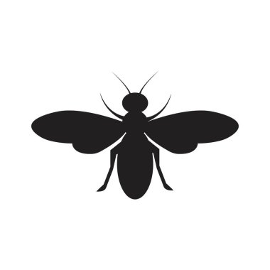 Arı logo vektör illüstrasyonu