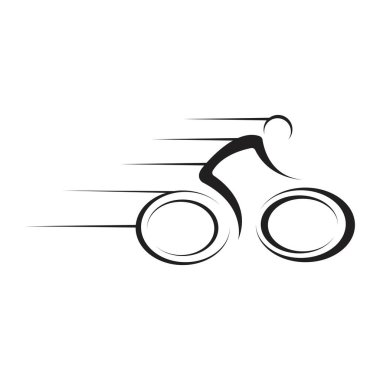 Bisiklet logo vektör şablonu