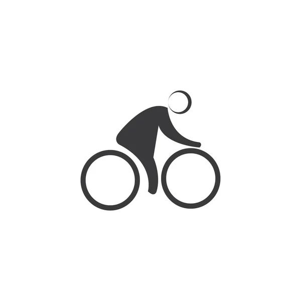 Bicycle Logo Vector Template — Stock Vector