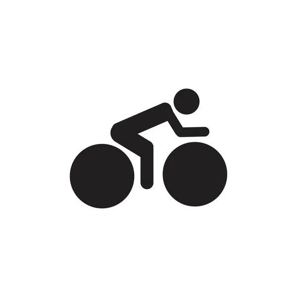 Modèle Vectoriel Logo Vélo — Image vectorielle