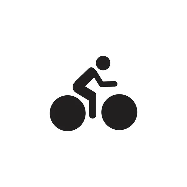 Modelo Vetor Logotipo Bicicleta — Vetor de Stock