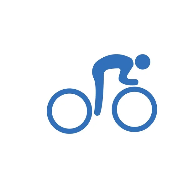 Modèle Vectoriel Logo Vélo — Image vectorielle