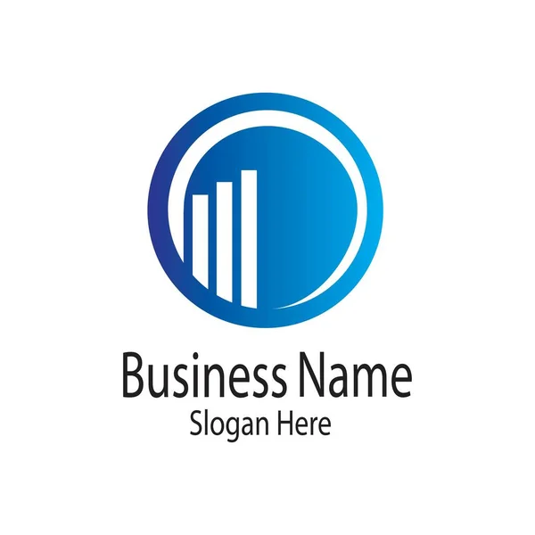 Business Finance Logo Symbols Vector Concept Illustration — Stock Vector