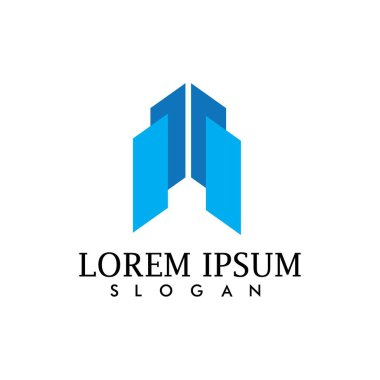 İş Finans logo ve sembolleri konsept illüstrasyon vektör