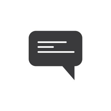 Sohbet Bubbles Vektör Simgesi tasarımı, Sohbet ve Konuşma Baloncuğu Simgeleri Vektörü Ayarla