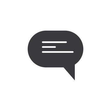 Sohbet Bubbles Vektör Simgesi tasarımı, Sohbet ve Konuşma Baloncuğu Simgeleri Vektörü Ayarla